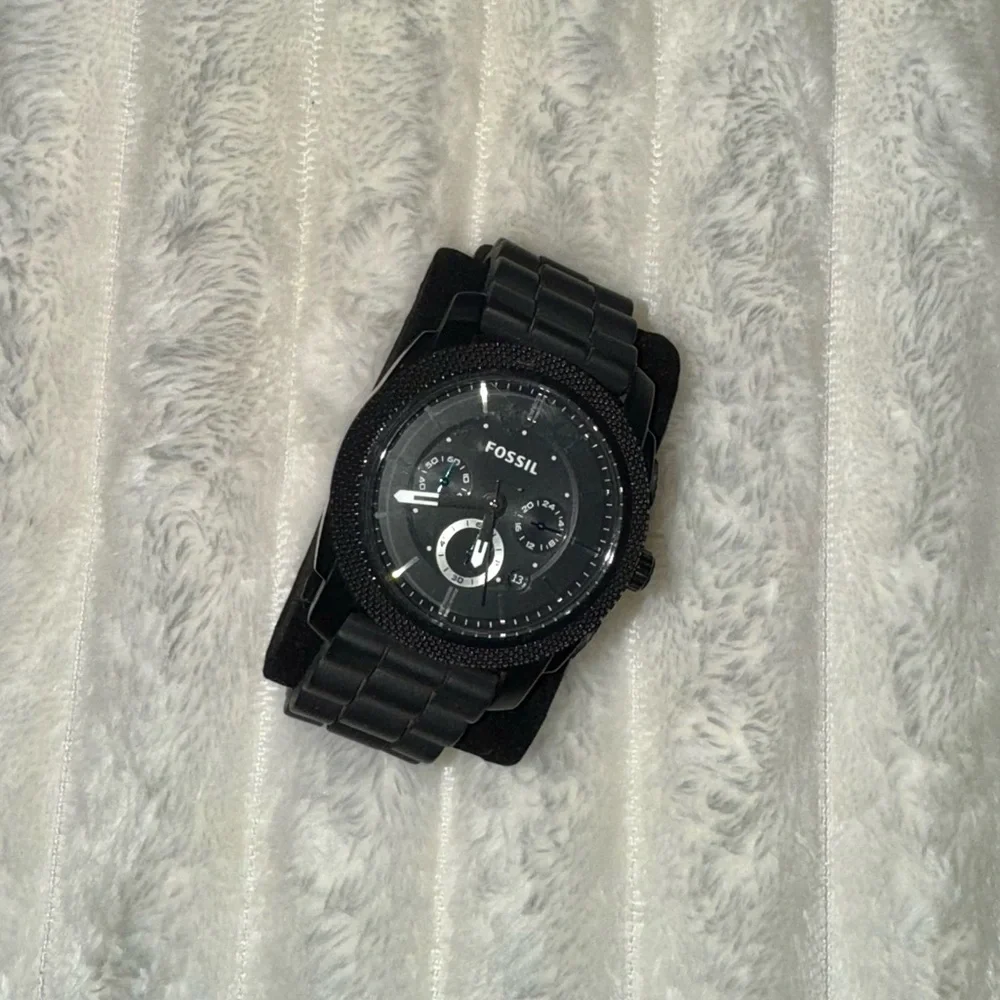 Fossil Black Chronograph Watch